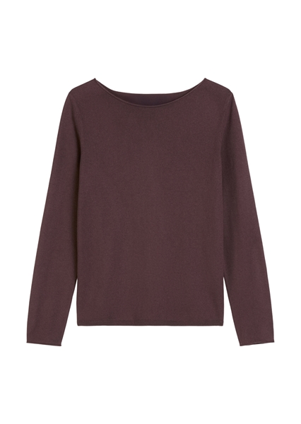 Picture of Regular fine knit sweater made from a soft virgin wool blend