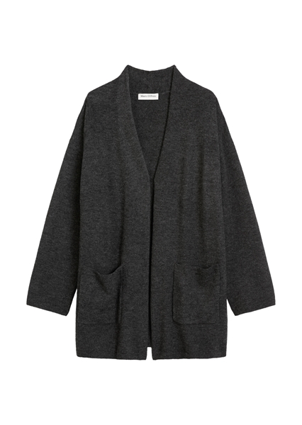 Picture of Relaxed cardigan made from a soft virgin wool blend