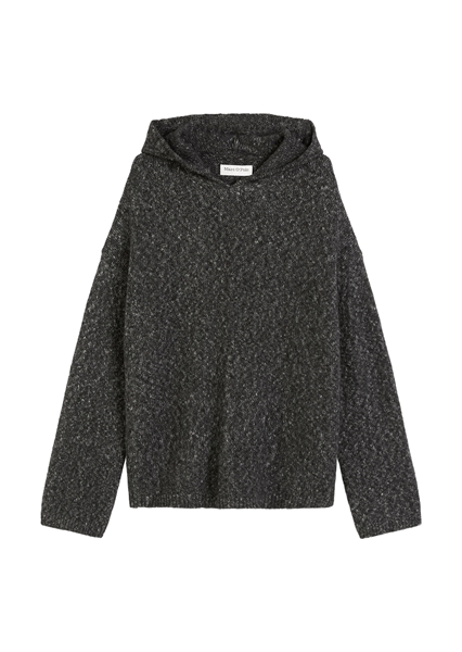 Picture of Oversized hoodie made from an organic cotton/alpaca/virgin wool mix