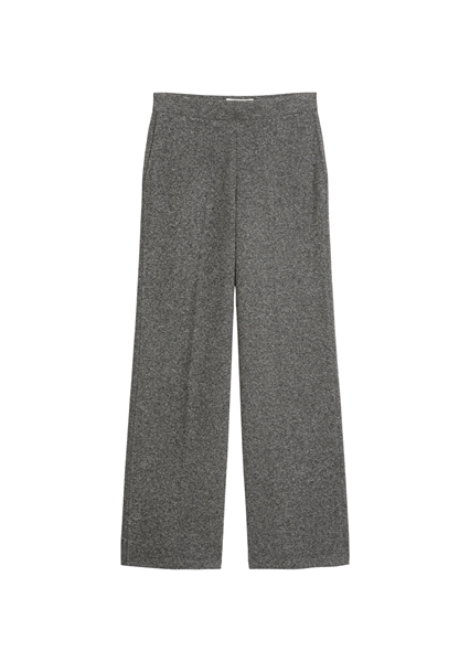 Picture of Relaxed tweed jersey trousers made from an organic cotton blend