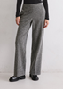 Picture of Relaxed tweed jersey trousers made from an organic cotton blend