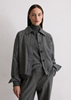 Picture of Regular pinstripe jacket made from wool-viscose blend stretch