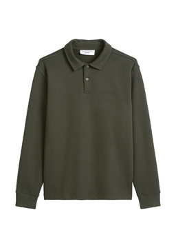 Picture of Polo sweatshirt relaxed made of heavy, structured quality