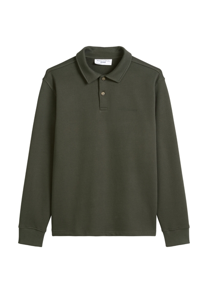Picture of Polo sweatshirt relaxed made of heavy, structured quality