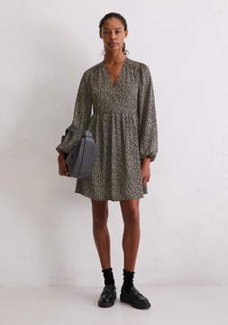 Picture of Print dress loose from LENZING™ ECOVERO™