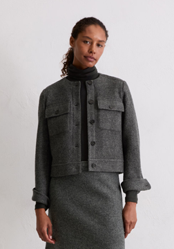 Picture of Indoor wool jacket tailored made from boiled wool