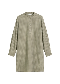 Picture of Check dress relaxed made from papertouch poplin