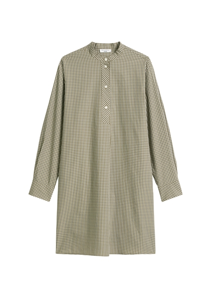 Picture of Check dress relaxed made from papertouch poplin