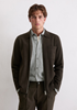 Picture of Overshirt cardigan regular in a compact boiled wool look