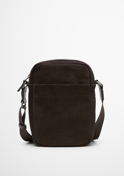 Picture of Shoulder bag medium made from high-quality suede