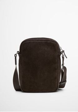 Picture of Shoulder bag medium made from high-quality suede