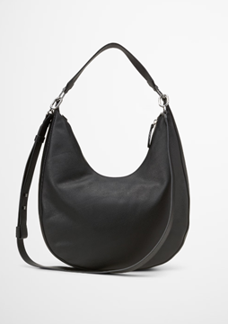 Picture of Hobo bag medium made from finely grained cowhide