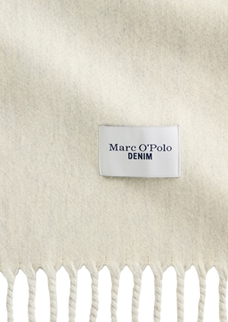 Picture of Wool scarf with long fringes