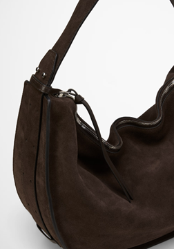 Picture of Hobo bag medium in a slouchy shape with a fixed base