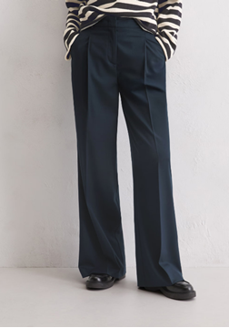 Picture of Suit trousers wide leg made from a wool mix