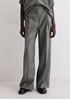 Picture of Wide suit trousers made from Italian wool twill