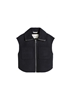 Picture of Zip vest relaxed made from fine wool doubleface