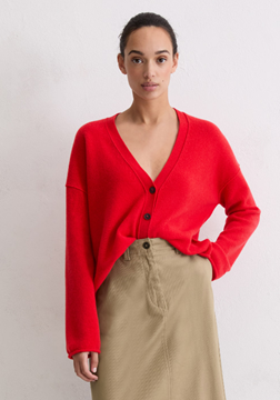 Picture of Cardigan oversized made from fluffy lambswool