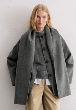 Снимка на Дамско  късо палто с вълна