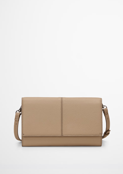 Picture of 2in1 crossbody bag made from finely grained cowhide