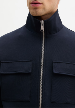 Picture of Zipper sweat jacket in high-quality scuba interlock sweat