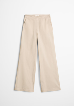 Picture of Straight leg pants made from clean cotton twill