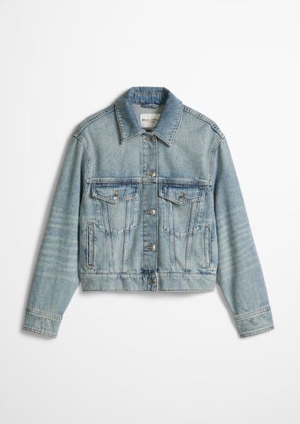 Picture of Relaxed denim jacket in pure organic cotton