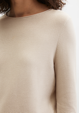 Picture of Knitted sweater slim made from soft organic cotton