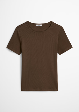 Picture of T-shirt slim made from soft ribbed jersey