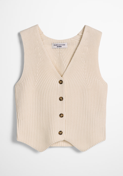 Picture of DfC knitted vest regular made from pure organic cotton yarn