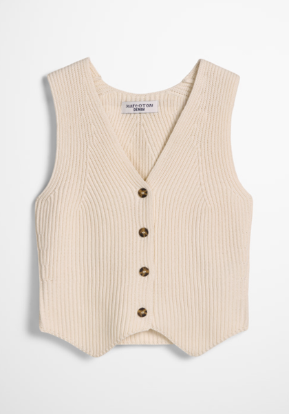 Picture of DfC knitted vest regular made from pure organic cotton yarn