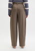 Picture of Barrel-style tapered suit trousers made from premium TENCEL™ Lyocell
