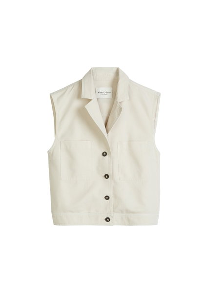 Picture of Vest relaxed made from an organic cotton/lyocell/linen blend