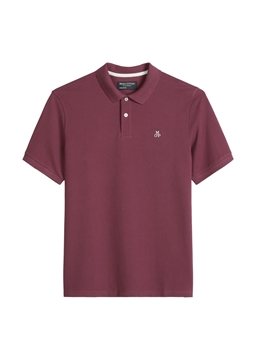Picture of Piqué regular polo shirt made from pure organic cotton