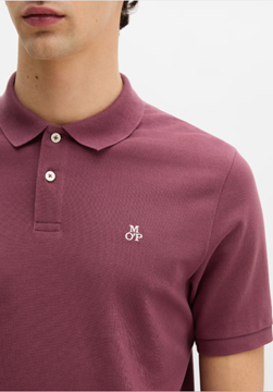 Picture of Piqué regular polo shirt made from pure organic cotton
