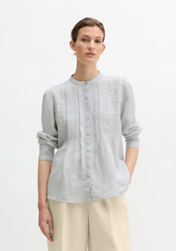 Picture of Linen blouse A-shape with natural cooling function