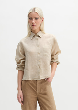 Picture of Linen blouse regular with natural cooling function