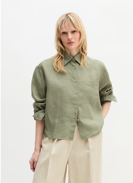 Picture of Linen blouse regular with natural cooling function