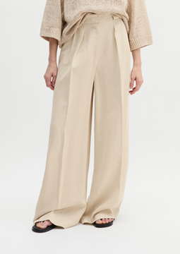 Picture of Woven Pants aus Viskose-Leinen-Mix