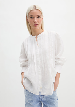 Picture of Linen blouse A-shape with natural cooling function