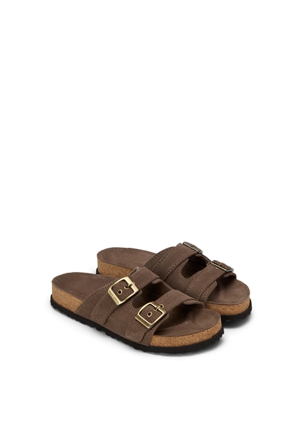 Picture of Mule model Quinn made from soft suede