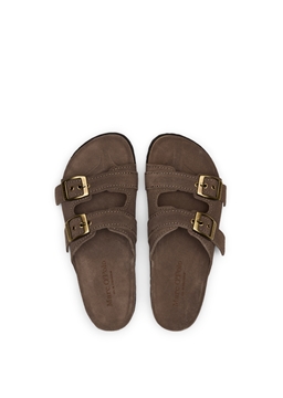 Picture of Mule model Quinn made from soft suede