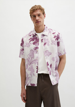 Снимка на Мъжка риза с къс ръкав