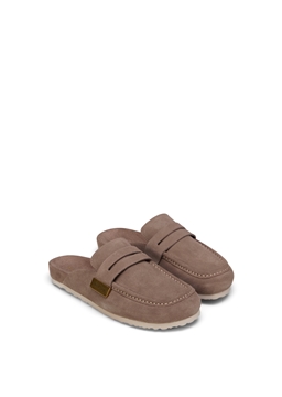 Снимка на Дамски кожени чехли