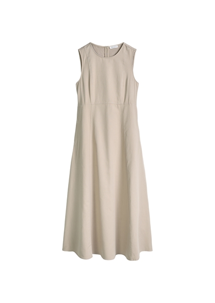 Picture of Sleeveless dress regular made from an organic cotton/lyocell/linen blend