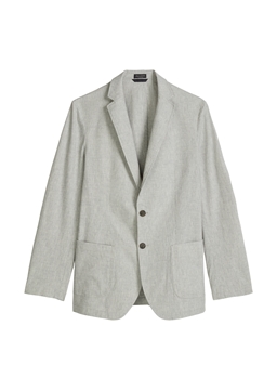 Picture of Jacket shaped made from an organic cotton-linen blend