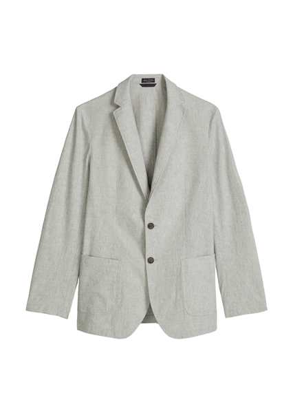 Picture of Jacket shaped made from an organic cotton-linen blend