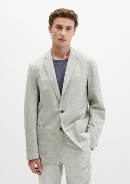 Picture of Jacket shaped made from an organic cotton-linen blend