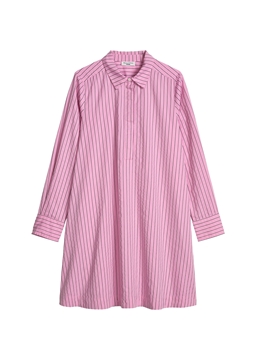 Picture of Flared striped dress made from an organic cotton-lyocell mix