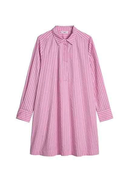 Picture of Flared striped dress made from an organic cotton-lyocell mix